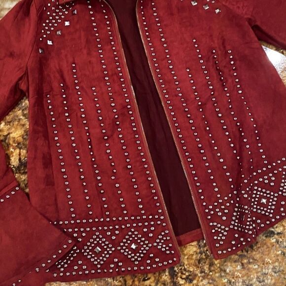 Freebird Vegan Suede Studded Jacket - Picture 12 of 16